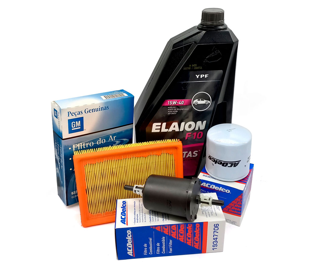 Kit de filtros y lubricante mineral para Chevrolet Celta